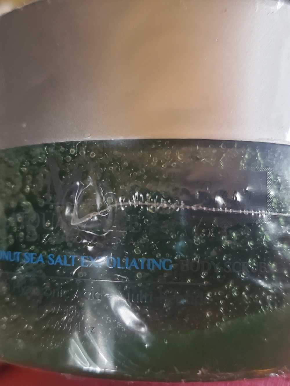 Sea Salt Exfoliating Body Scrub - Green Gel